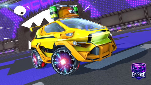 A Rocket League car design from Cryptonium90