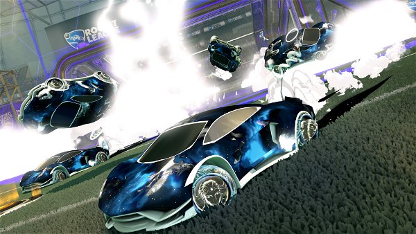 A Rocket League car design from MugenStyles