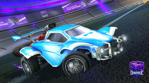 A Rocket League car design from Poweredplayer