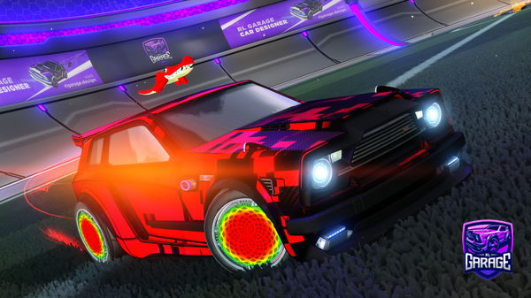 A Rocket League car design from Lithic_Sparkz_