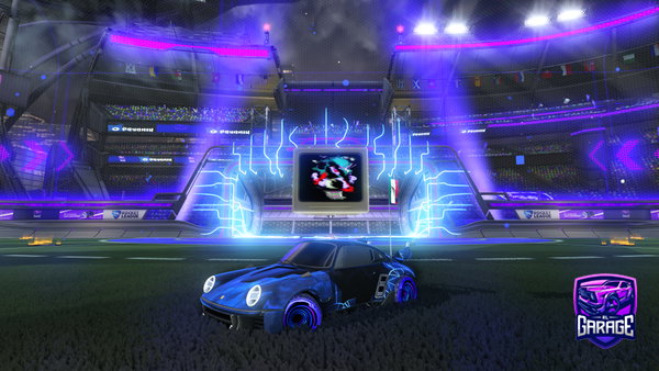 A Rocket League car design from Rodrigogamer123way