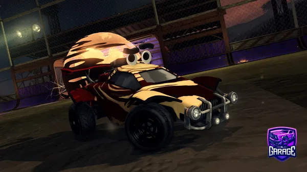 A Rocket League car design from PowerfulFlea441