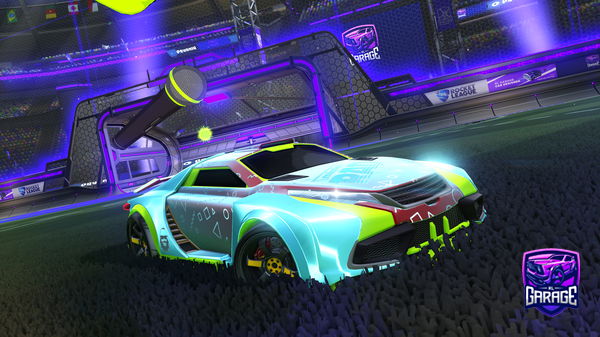 A Rocket League car design from JACOBOSF23