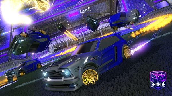 A Rocket League car design from SUK1AR1