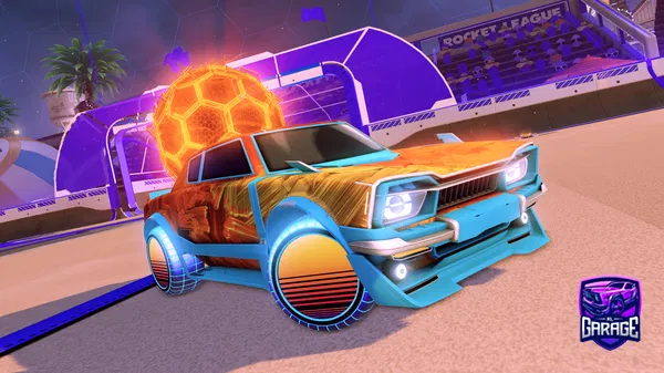 A Rocket League car design from Halomaster7212