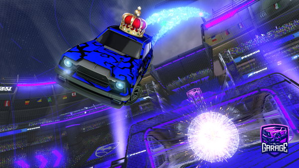 A Rocket League car design from nanito5433