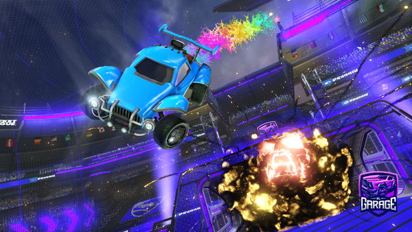 A Rocket League car design from HilmirHemmert