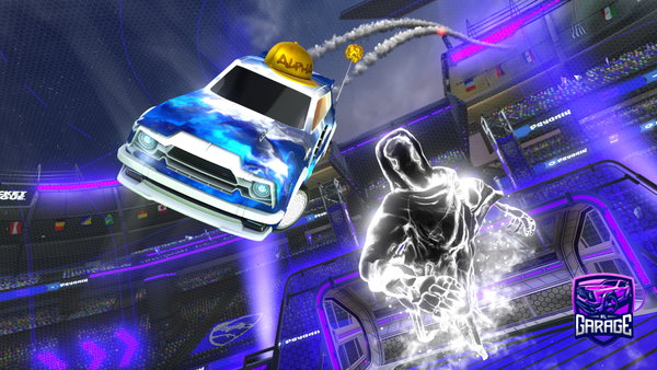 A Rocket League car design from B4-M7MAD1