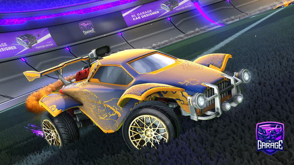 A Rocket League car design from GoldenOnRL