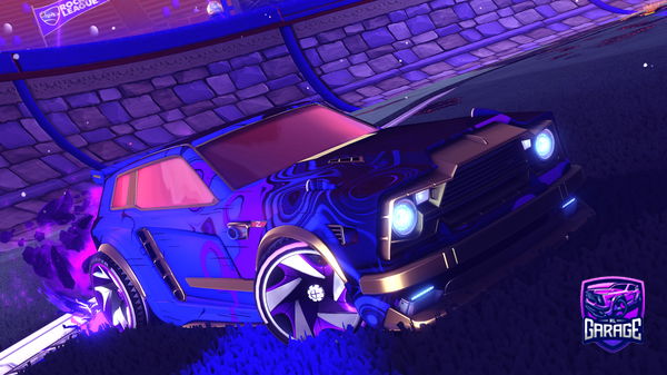 A Rocket League car design from PandaRanma