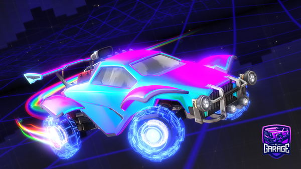 A Rocket League car design from Hazdog1000