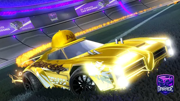 A Rocket League car design from NRK_Cosmic