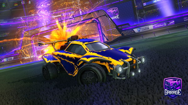 A Rocket League car design from kherii