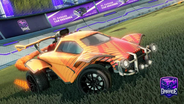 A Rocket League car design from ItsBooh