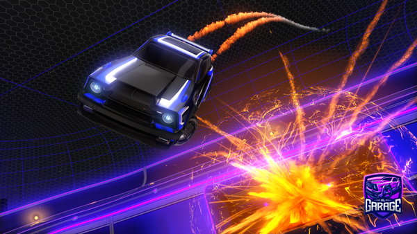 A Rocket League car design from Rafey733YT