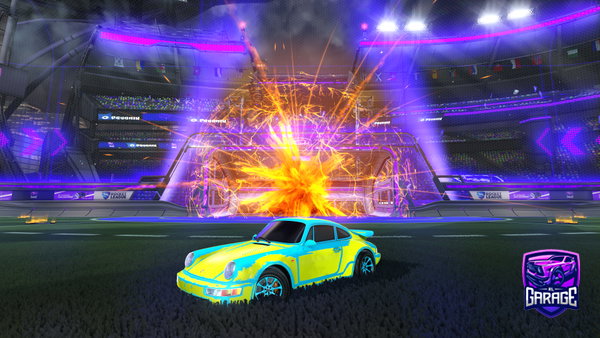 A Rocket League car design from DSV0