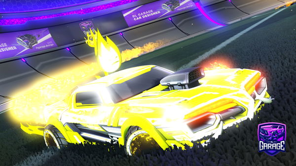 A Rocket League car design from Fortech_NFS