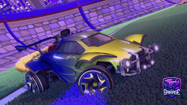 A Rocket League car design from vSpxticzz