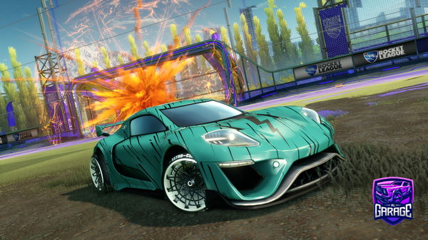 A Rocket League car design from TheGrapeBambeano