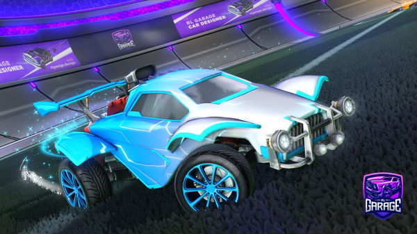 A Rocket League car design from Spew