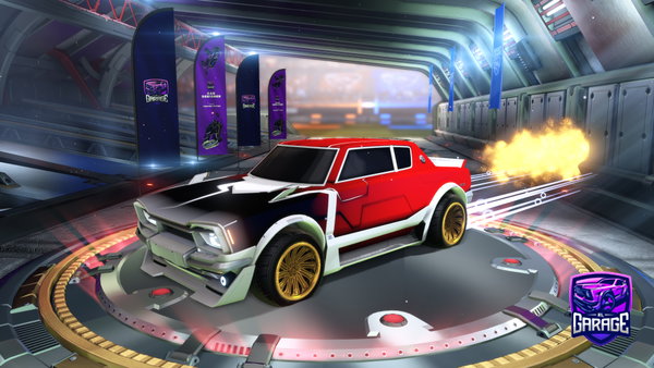 A Rocket League car design from Cristyan098