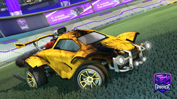 A Rocket League car design from korta