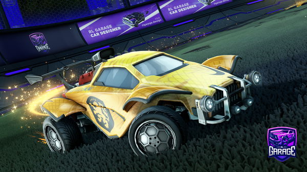 A Rocket League car design from Blick3