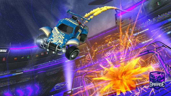 A Rocket League car design from MKWI_R1