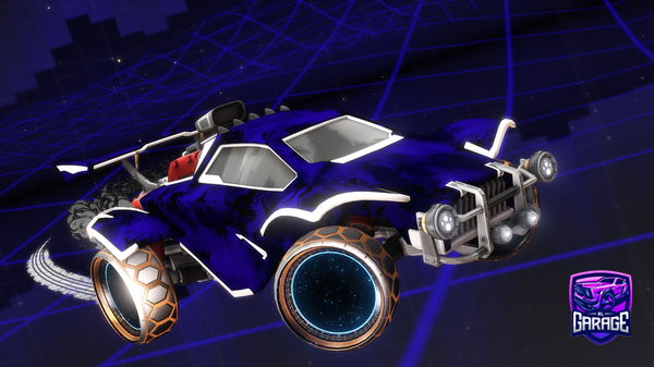 A Rocket League car design from GhostAmac