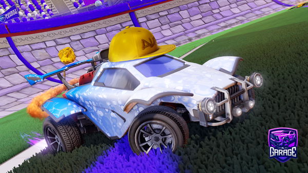 A Rocket League car design from Toefail