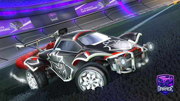 A Rocket League car design from tigas_proms