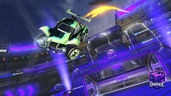 A Rocket League car design from Dxv1drl78