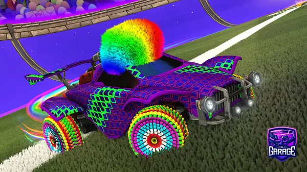 A Rocket League car design from pannd