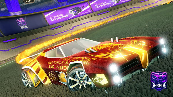 A Rocket League car design from Beefsnekky