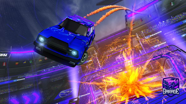 A Rocket League car design from trademax111