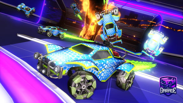 A Rocket League car design from MTGX