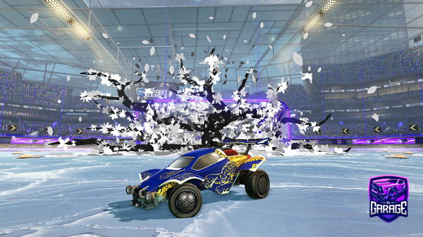 A Rocket League car design from Bolota123xD