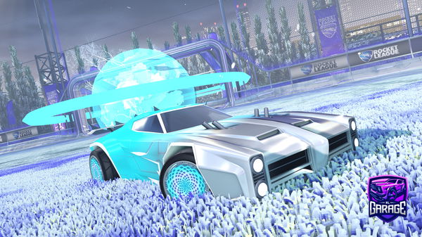A Rocket League car design from FireFox14