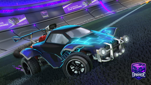 A Rocket League car design from MID_WolfKing