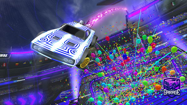 A Rocket League car design from Rickyparsons