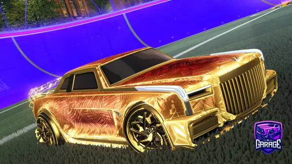 A Rocket League car design from boooooooiii