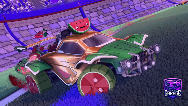 A Rocket League car design from xXRicsowXx