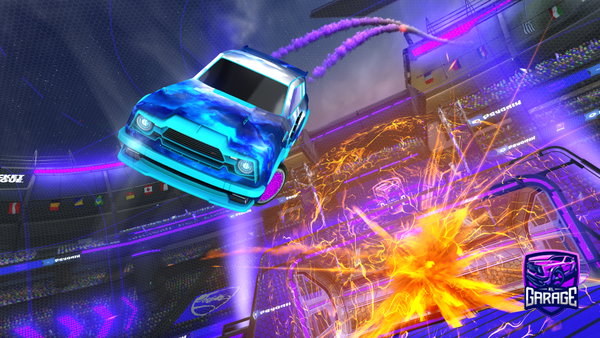 A Rocket League car design from Max_blue09