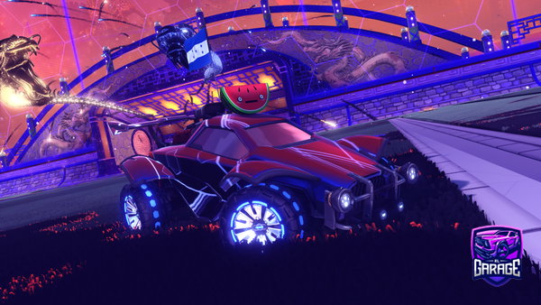 A Rocket League car design from Honduraslol