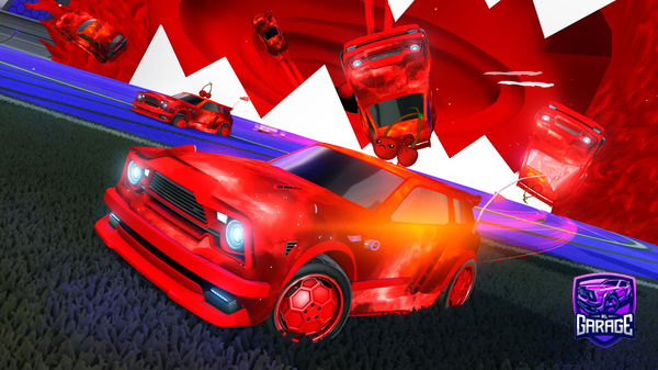 A Rocket League car design from fazeclan