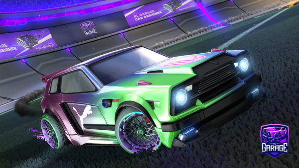 A Rocket League car design from KapyLeBro