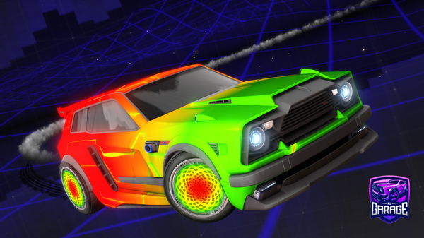 A Rocket League car design from speedyluquetxx