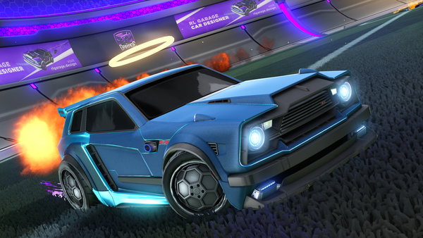 A Rocket League car design from Mustang13_12