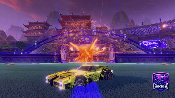 A Rocket League car design from Gerbilo