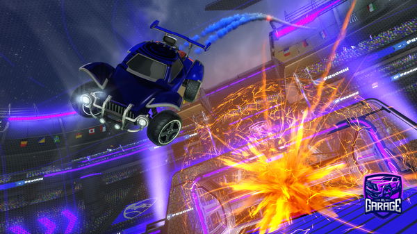 A Rocket League car design from foxySNW